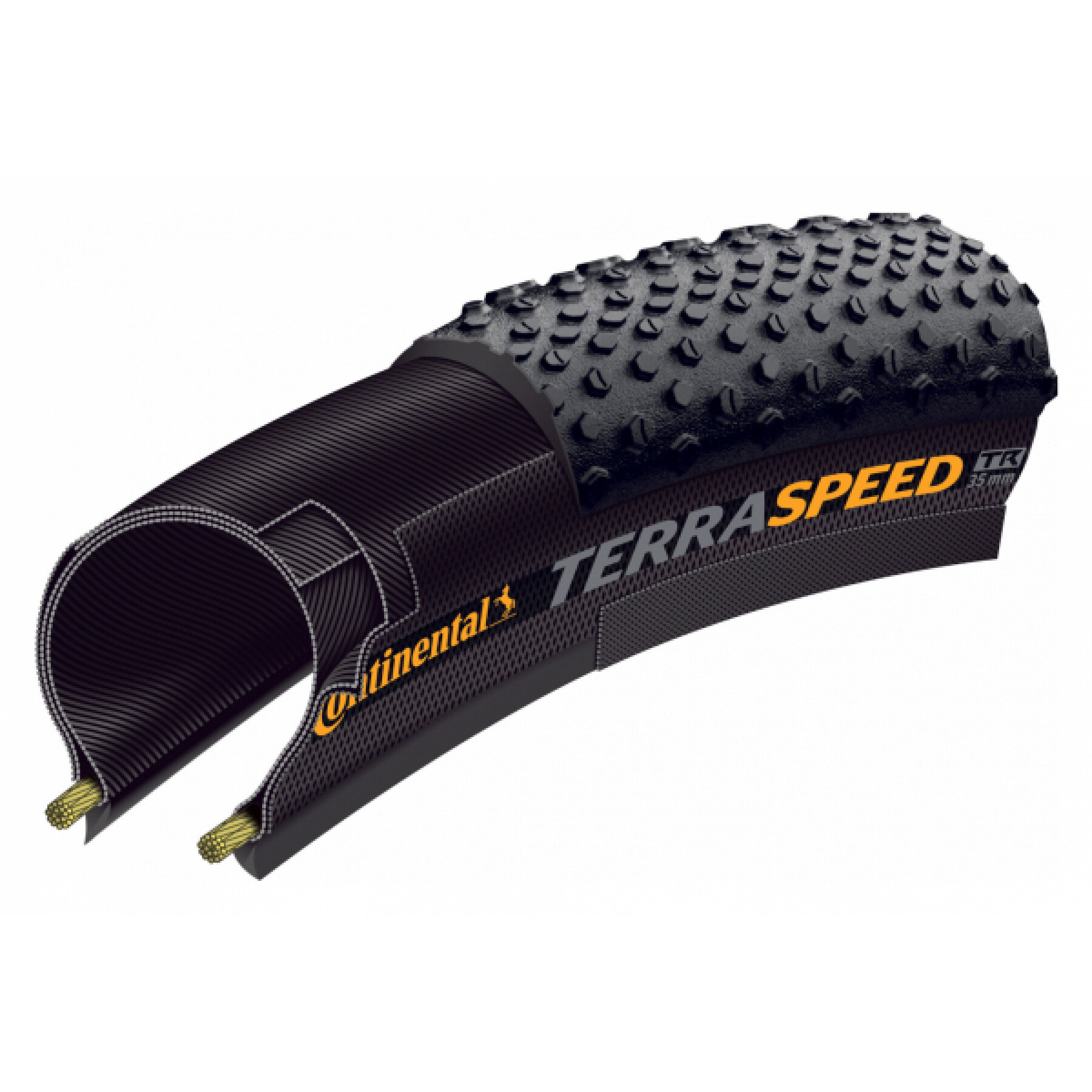 Mjukt däck utan slang Continental Terra Speed Protection 40-622