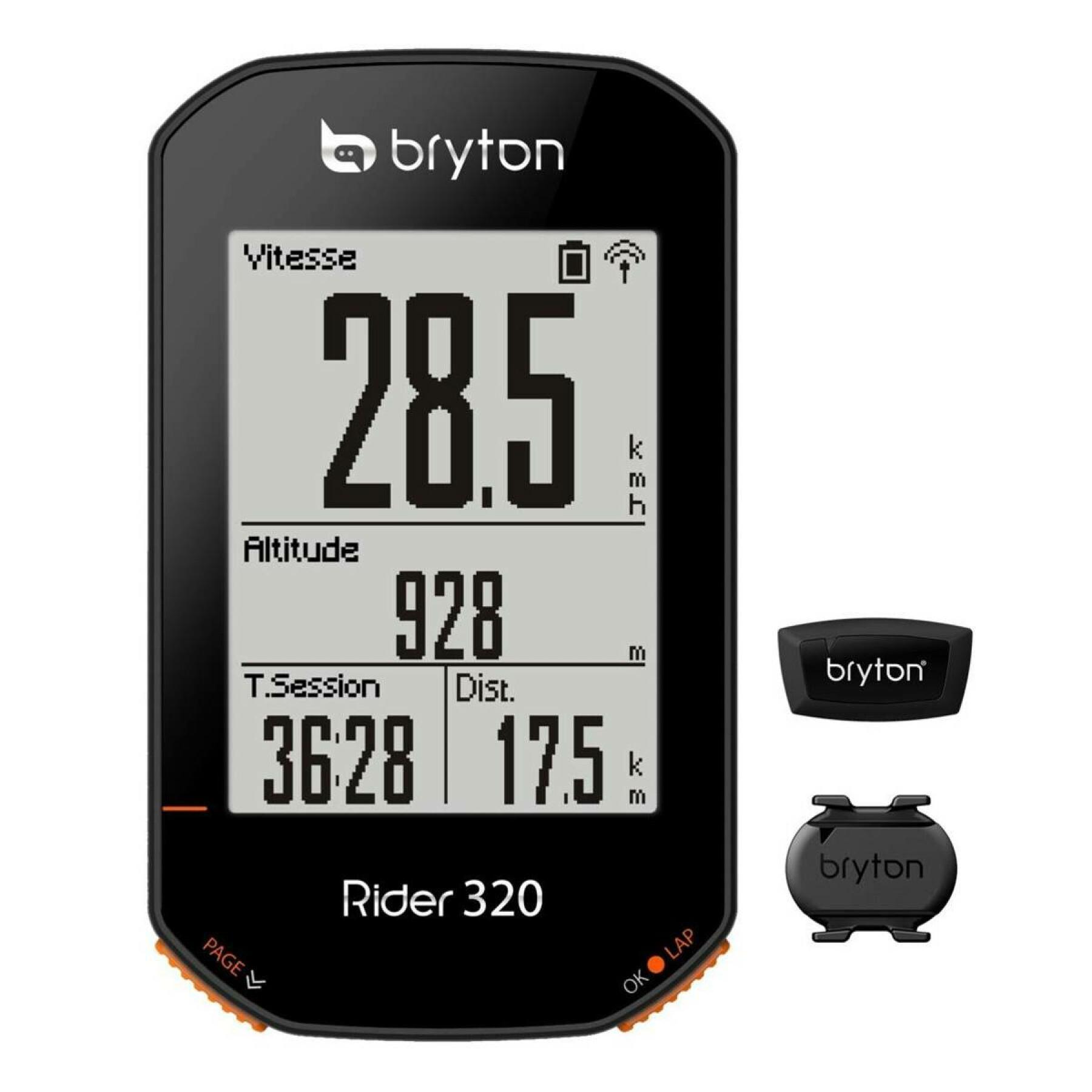 Räknare (kadens/fc) Bryton rider 320 t