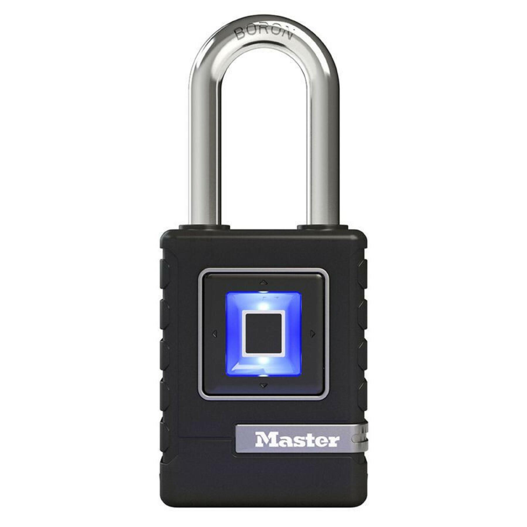 Biometriskt stöldskydd hänglås kan lagra 10 fingeravtryck säkerhetsnivå 8 masterlock