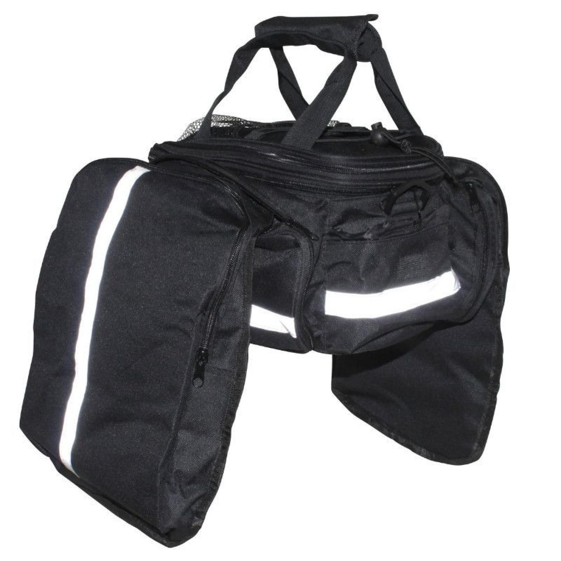 Cykelväska med kardborrefäste för pakethållare och vattentäta packväskor på båda sidor Newton N1 30 x 17 x 13 cm