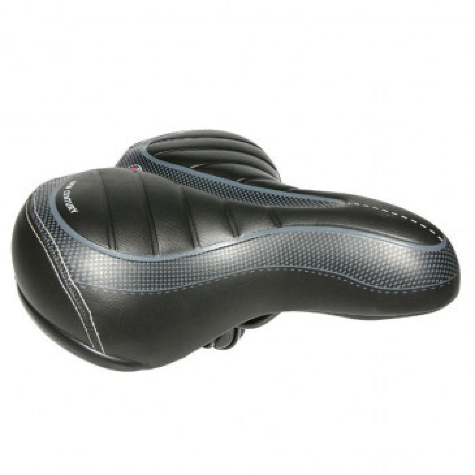 Xinda city maxi komfort sadel med termoformad stålskena P2R New Century