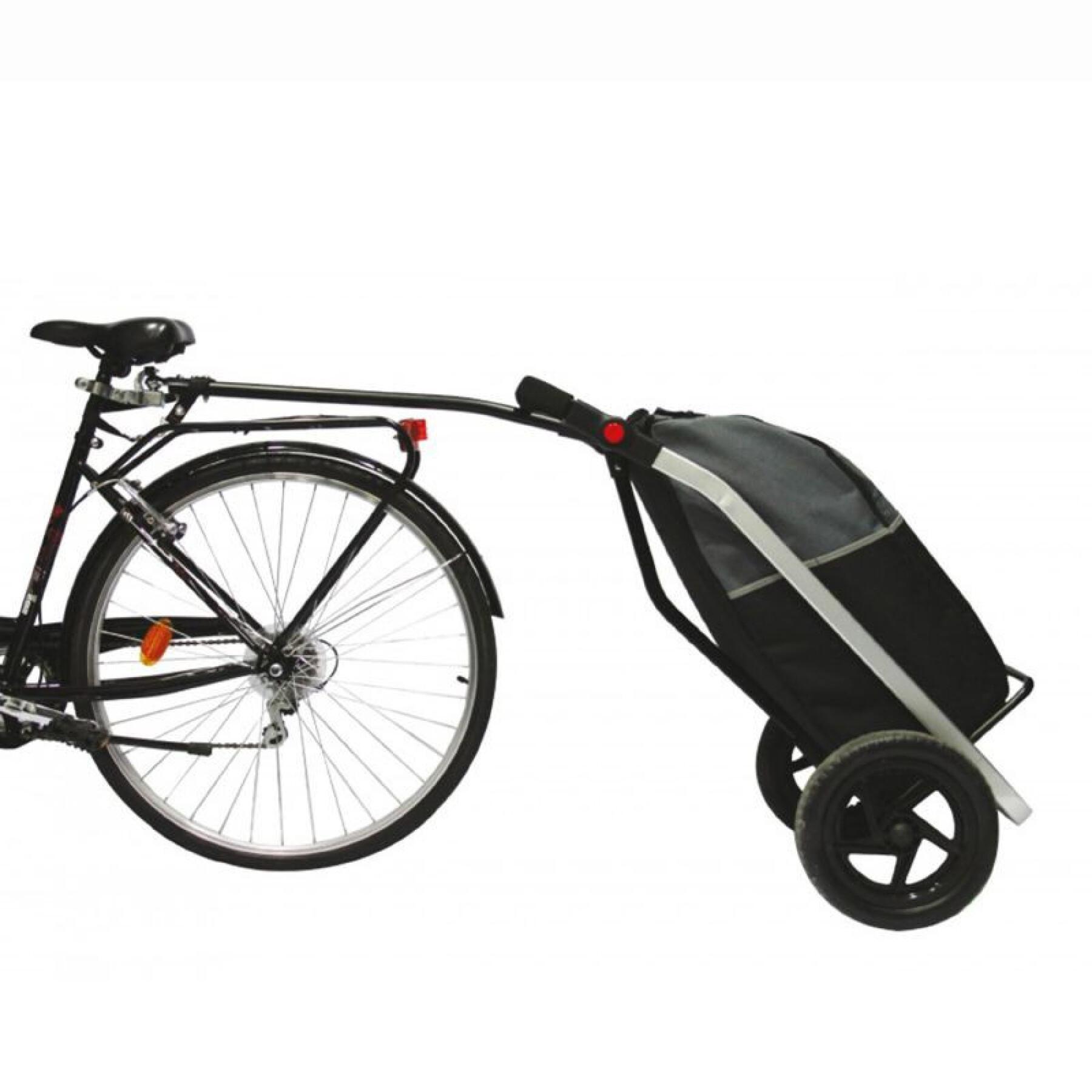 Cykelkärra med aluminiumram och hjul för sadelstolpe P2R shopping trailer 12" 20 Kg