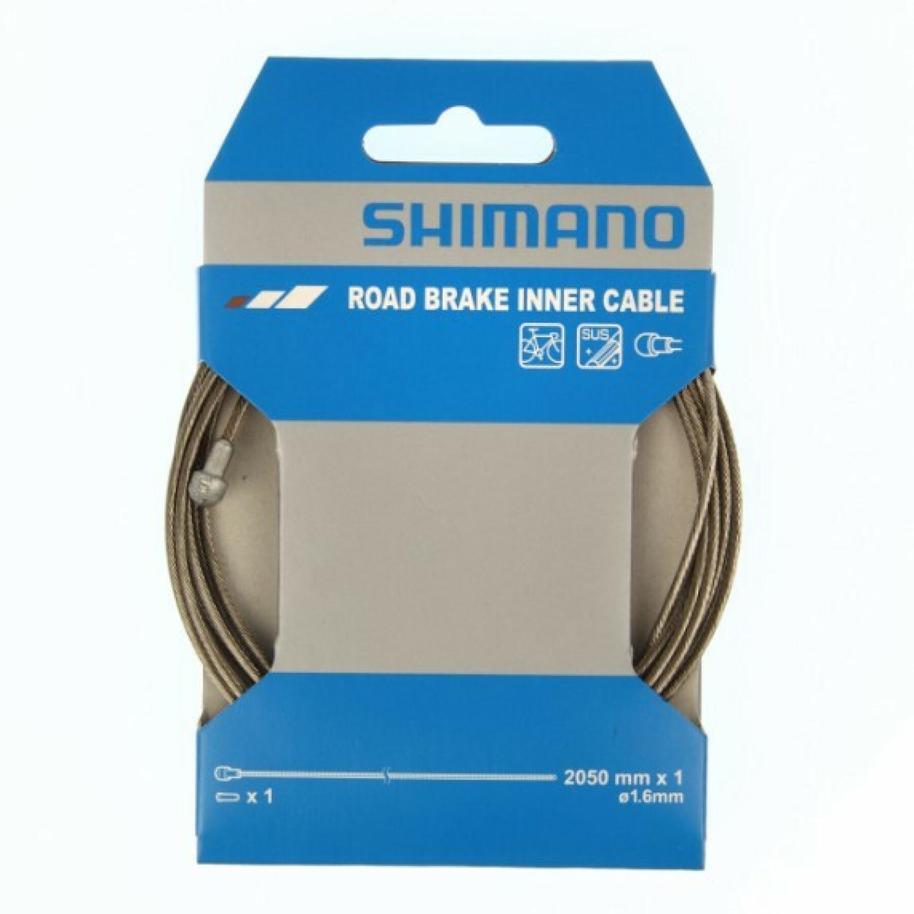 Vägbromskabel med kabeländbeslag Shimano SUS