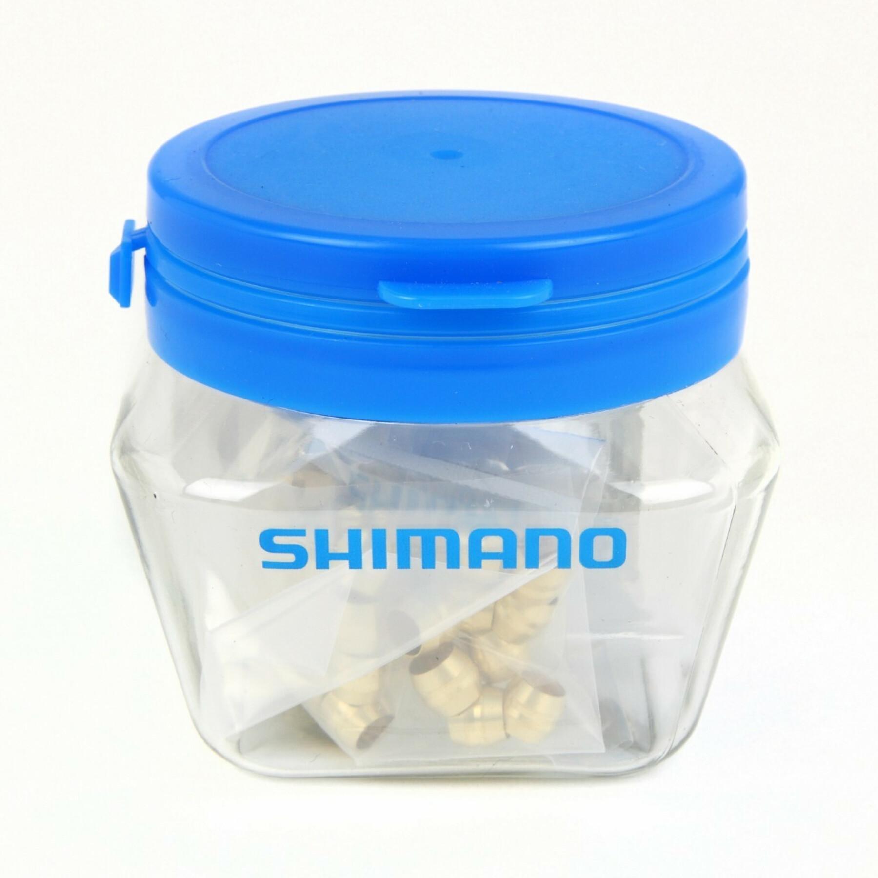 Förpackning med 50 oliver och anslutningsinsats sm-bh59 Shimano