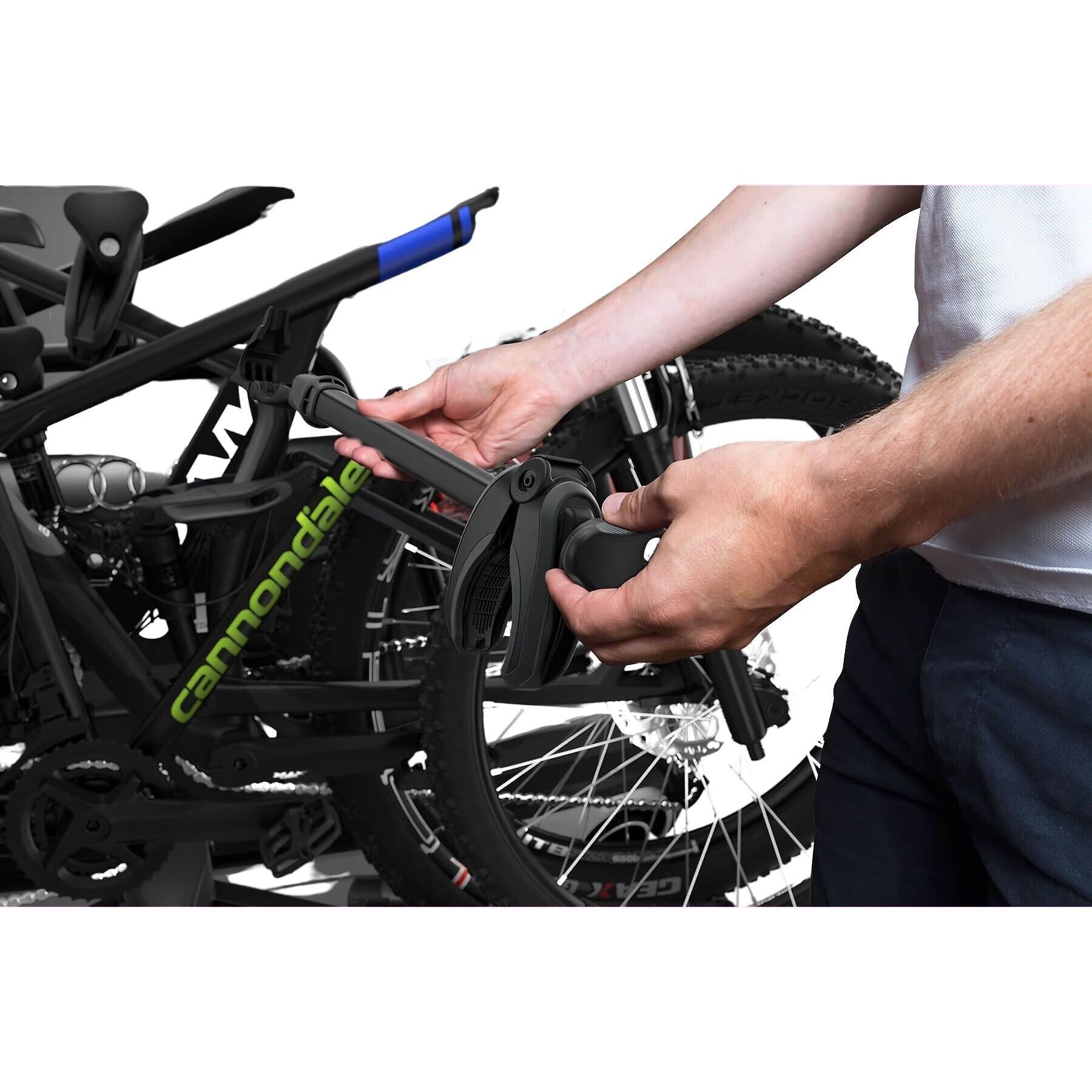 Cykelhållare för släpvagnsdragkrok Thule Velospace Xt 3 Velos 13 Pin Black