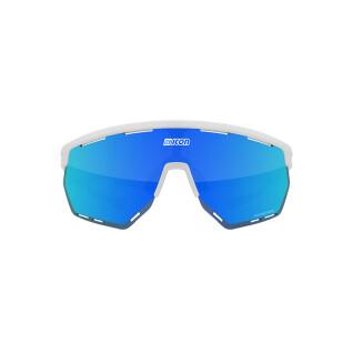 Glasögon Scicon aerowing scnpp verre multi-reflet bleues