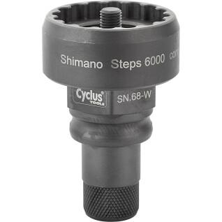 Professionell mutterborttagare Cyclus pour vae shimano steps 6000 compatible avec l'outil snap.in 179967 ou clé 32mm