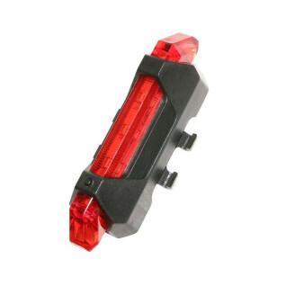 5-LED 2-funktions USB-cykelbelysning bak på sadelstolpen eller sadelstagen P2R