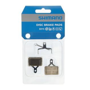 Uppsättning bromsbelägg för cykel Shimano E01S M575/M486/M485