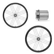 Uppsättning med 2 cykelhjul Campagnolo Shamal C21 2Wf Disque Tubeless Ready Campagnolo N3W