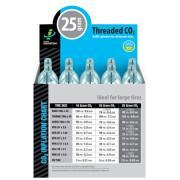Co2-patroner Innovations Cartridge 25 grams threaded 15 pieces