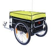 Cykelkärra med skydd och 20-tums hjulaxelfäste - snabb montering utan verktyg P2R